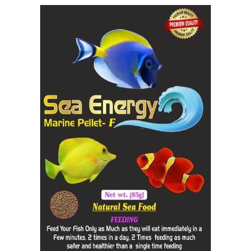 Buy – Sea Energy Fish Food - F 85 gm –